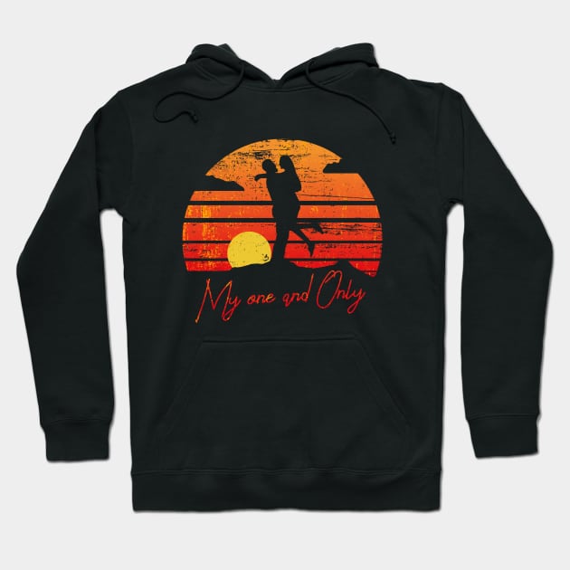 Funny valentines day cute design for couples My one and only Hoodie by Goldewin